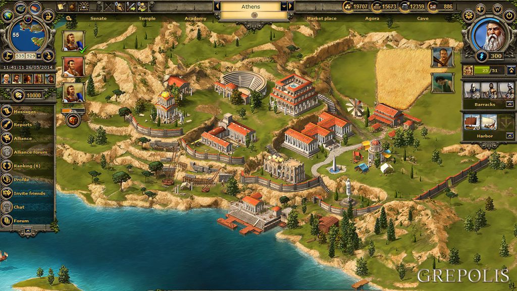 Играть в Grepolis онлайн бесплатно |